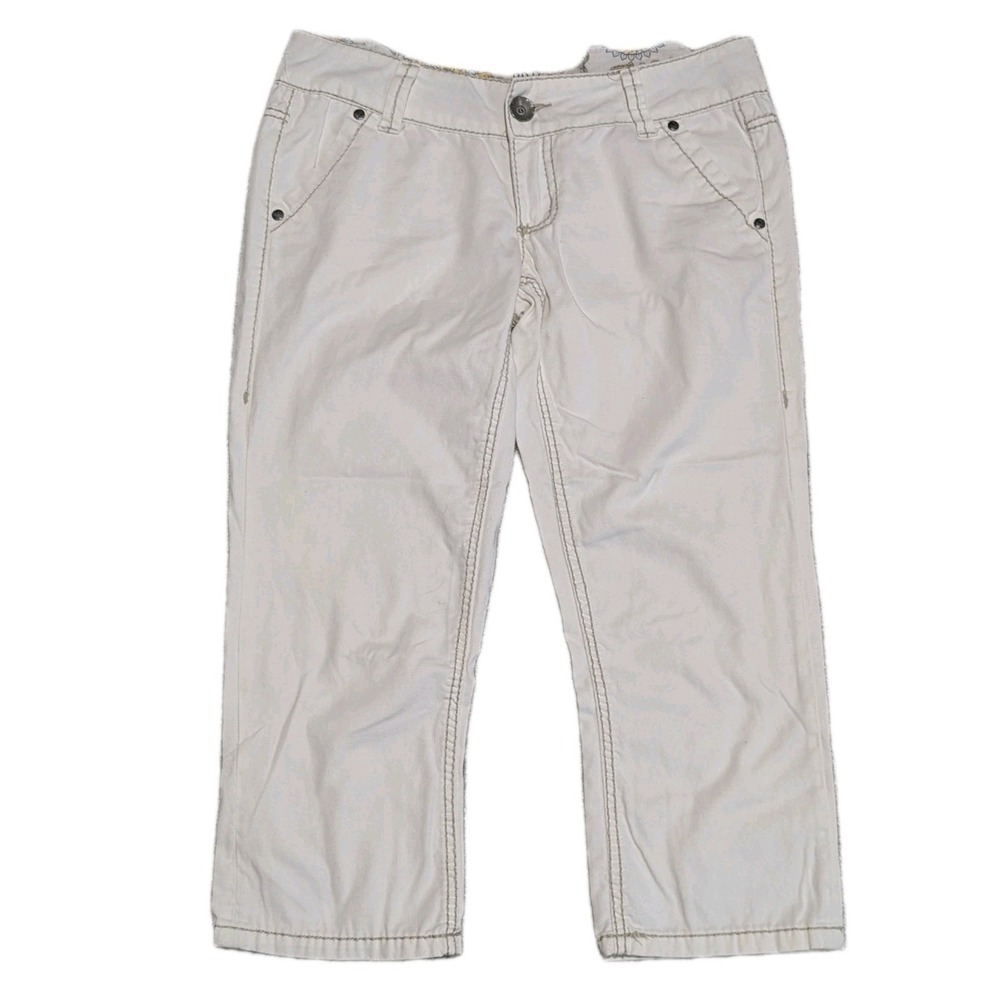 BKE Casuals Capri Womens Size 27 White Capri Cropped Erika